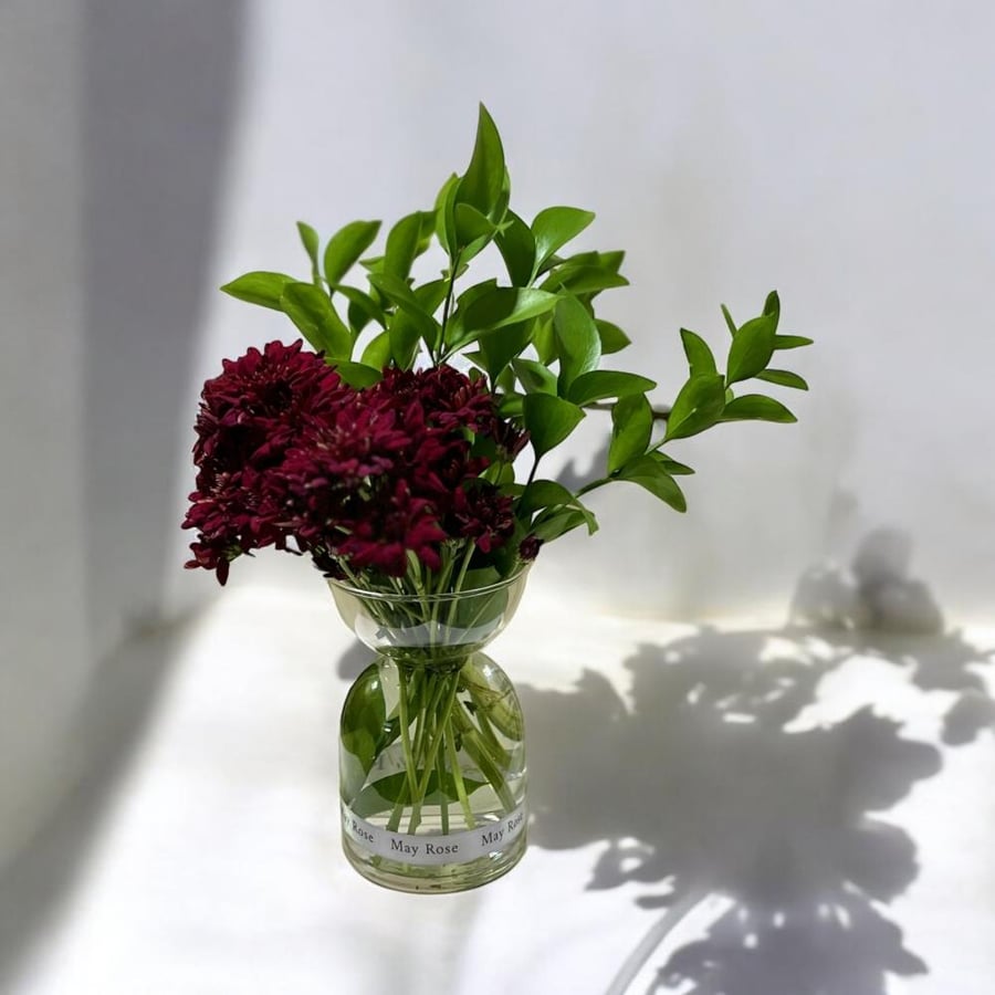 فازة ورد طبيعي