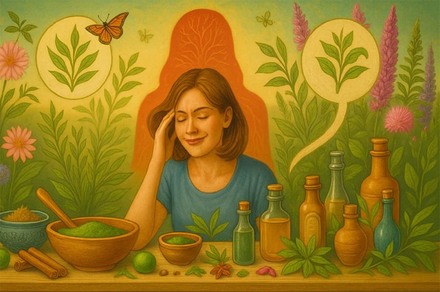 حنا منابت ( بالأعشاب الهندية والصينية )