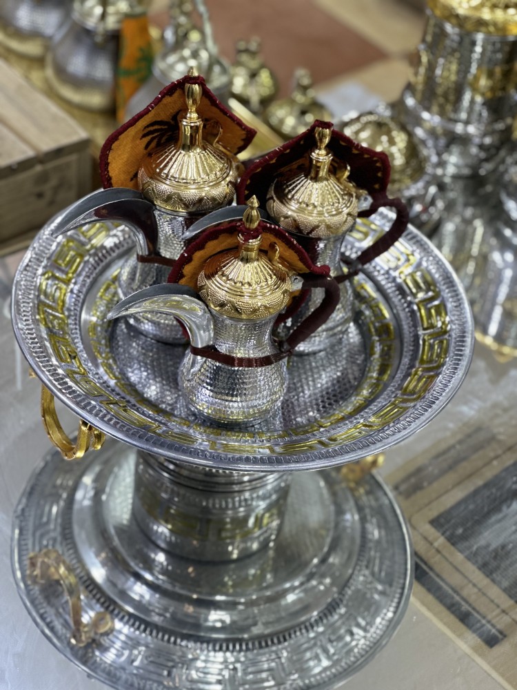 بكج دلال+صينية مدورة