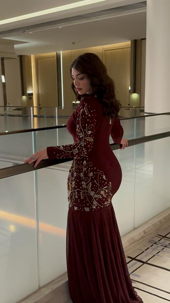 فستان سهره كريب شك