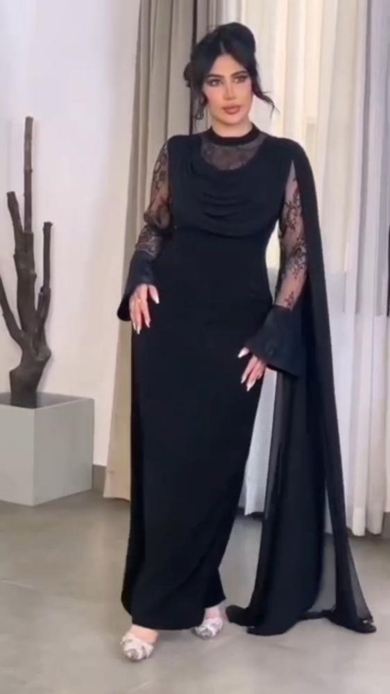 فستان سهره باربي ذيل شيفون جورجيت