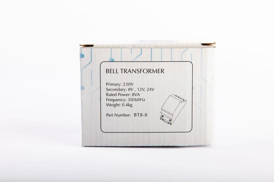 محول جرس من 220 فولت إلى ( 8-12 - 24 ) فولت bt8-8 pen