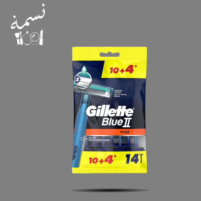 مكينة حلاقة جيليت بلو تو بلس 4+10