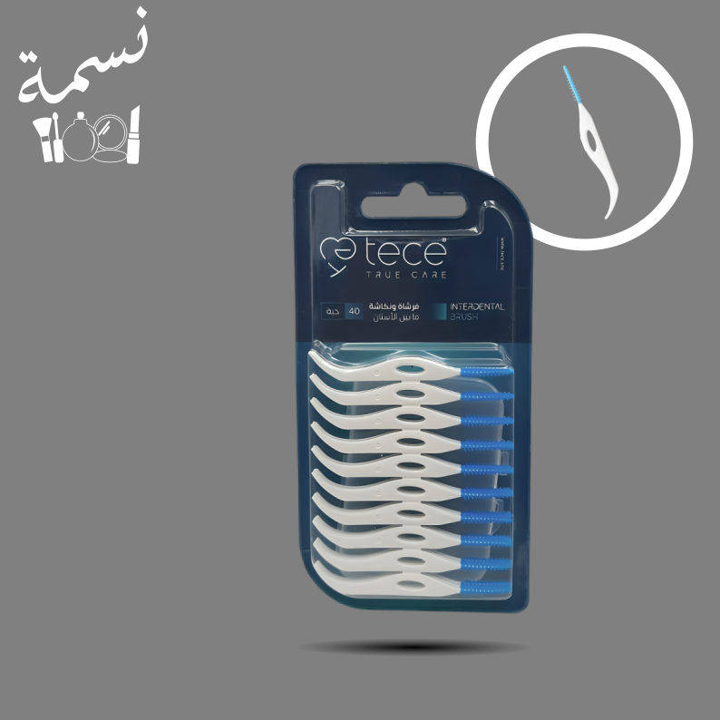اعواد اسنان وفرشة 40 حبة
