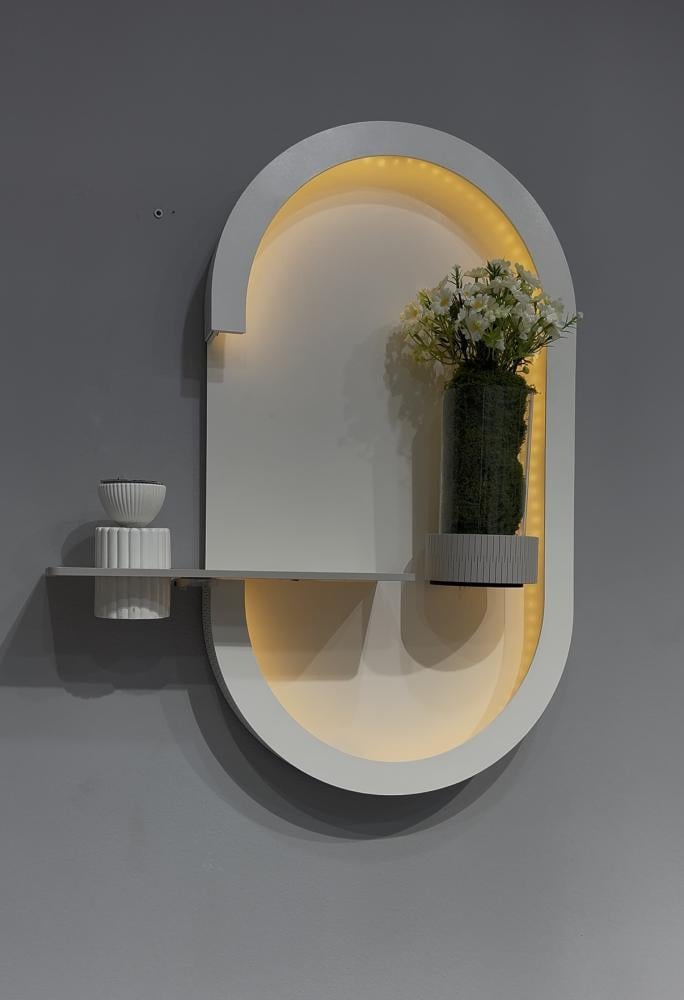 Wall panel with interior lighting