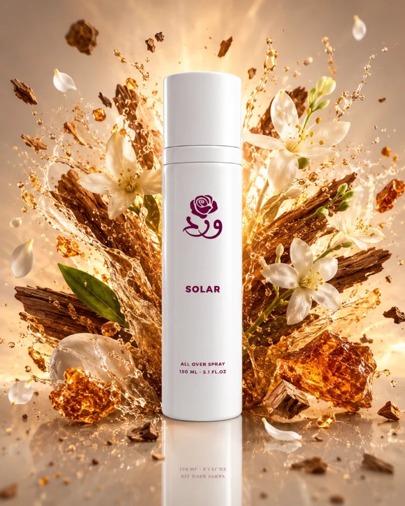 Solar by Ward Scents | عطر دافئ منعش فاخر – All Over Body Spray 150 مل