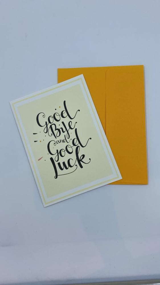 good by good luck