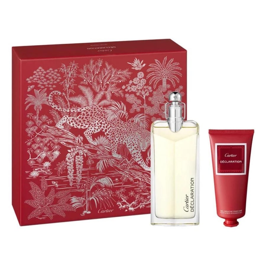 Cartier Declaration Eau de Toilette for men 100 ml + perfume 10 ml + shower gel 75 ml