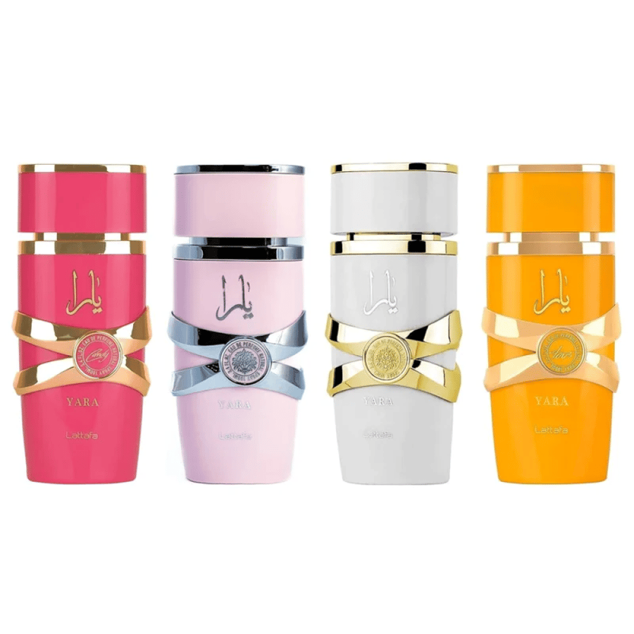 عطر لطافة يارا موا أو دو برفيوم 100 مل في زجاجة أنثوية أنيقة تعكس الفخ