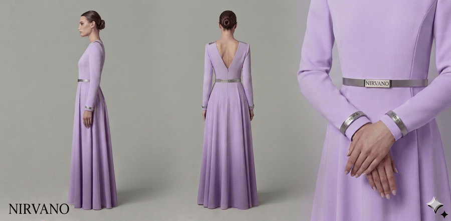 "فستان نيرفانو أورا" (Nirvano Aura Gown)