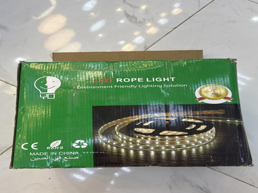 ليد زينه شمسي لاصق ROPE LIGHT 9 واط 50 متر