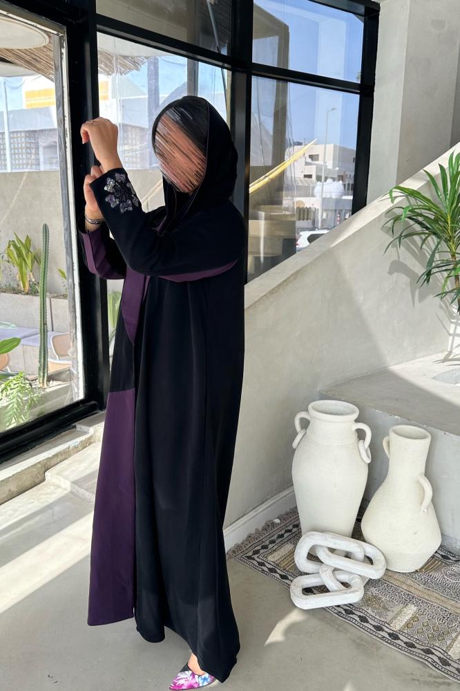Purple abaya
