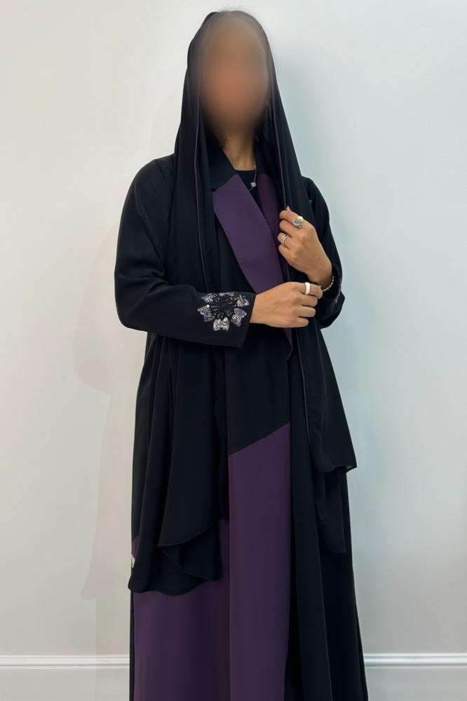Purple abaya
