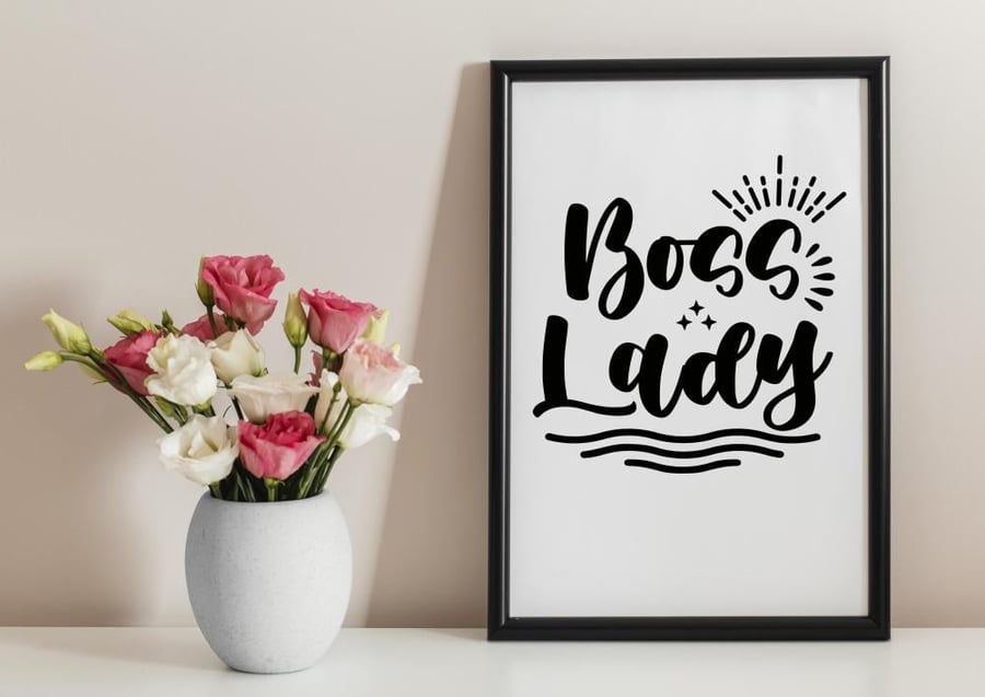 إطار امرأة مديرة - Boss Lady Frame