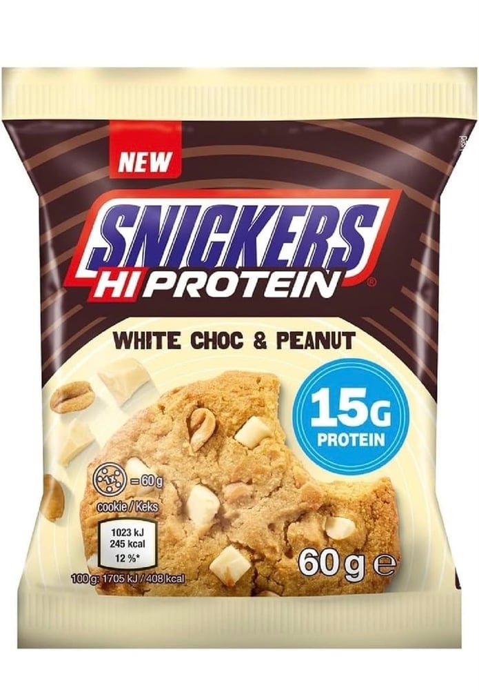 SNICKERS Hi Proten WHITE CHOCOLATE & PEANUT 15 G Protein