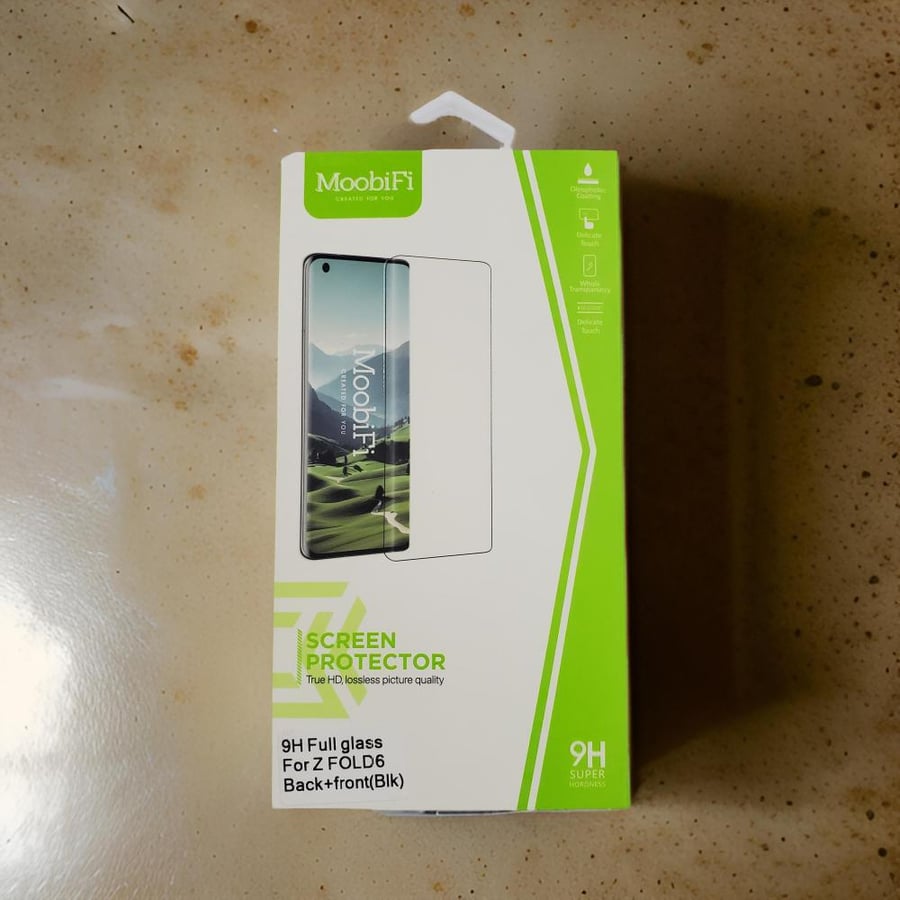 MoobiFi SCREEN PROTECTOR for Z FOLD6 back + front  9H full plass true HD lossless picture quality, without delivery charges