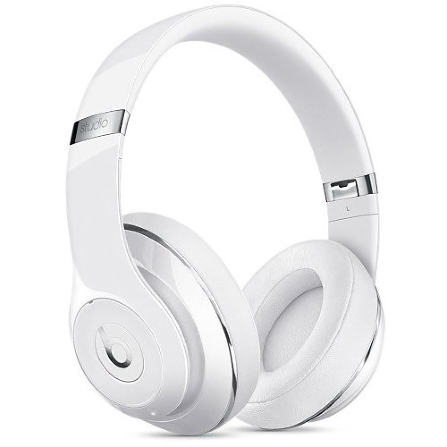 سماعات Beats Studio اللاسلكية فوق الأذن باللون الأبيض اللامع / Beats Studio Wireless Over-Ear Headphones Gloss white