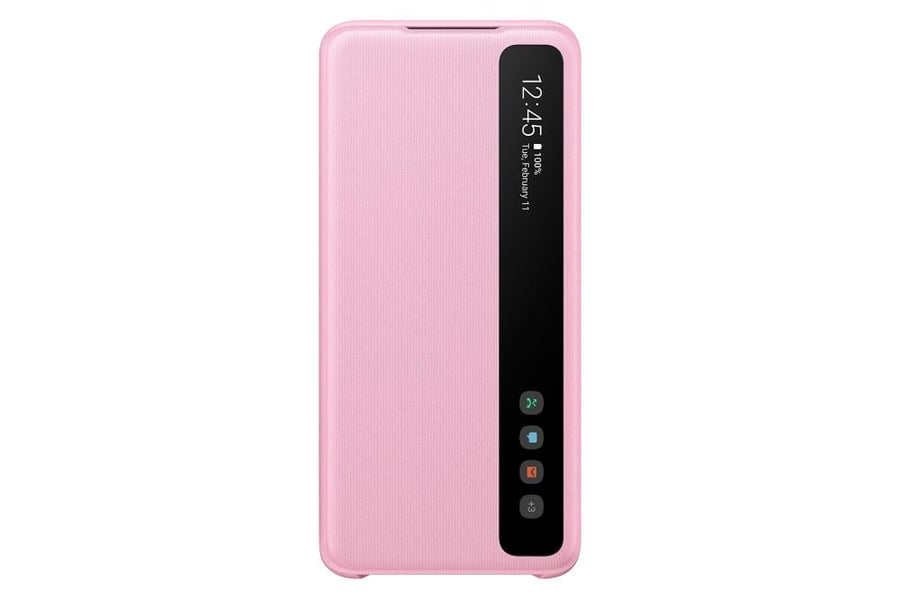 جراب محفظه  وردي-    +S20 سامسونج  -  +wallet case  -  pink Samsung   S20