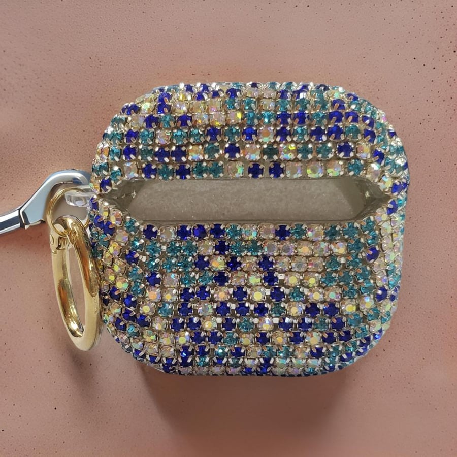 ACLIKX AirPods 4 Bling Faux Diamond AirPods case for Apple AirPods, multi colors available, without delivery charges