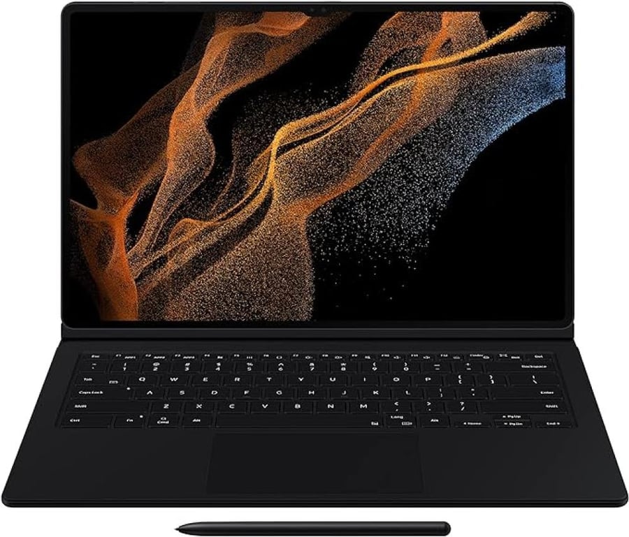 كفر مع تاب S8 الترا  الاصليي - سامسونج - book cover and keyboard  S9+  -Samsung
