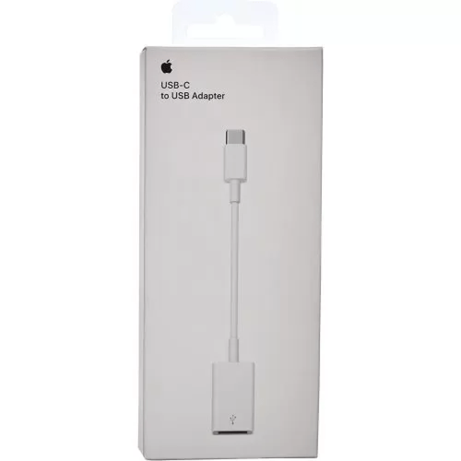 Apple USB-C To USB Adapter – MJ1M2ZM/A   -    محول آبل من USB-C إلى USB - موديل MJ1M2ZM/A