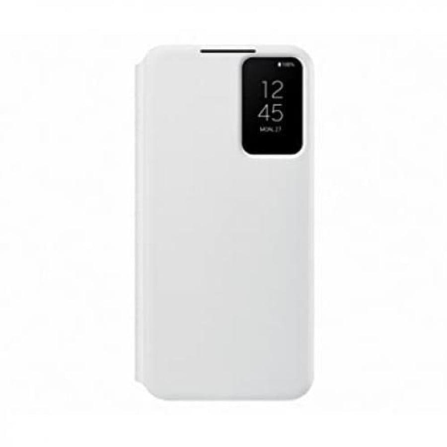 جراب محفظه   - ابيض-    S23FE سامسونج  -   wallet case -white Samsung   S23FE