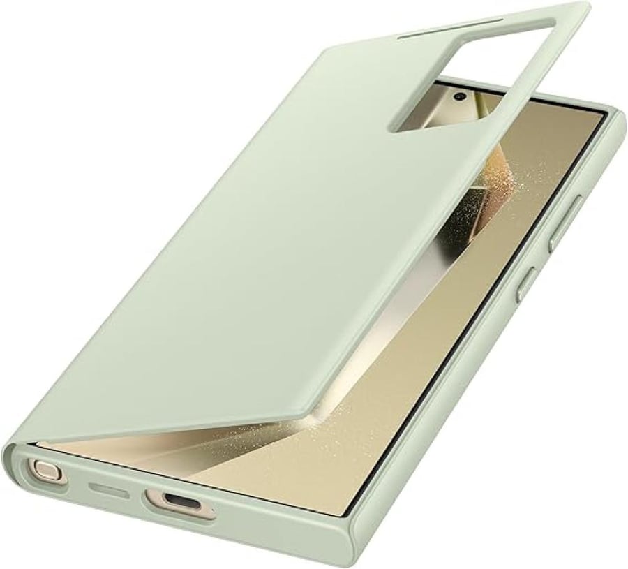 جراب خلفي ابيض lالترا S24 سامسونج  -  back case  white Samsung ultra S24