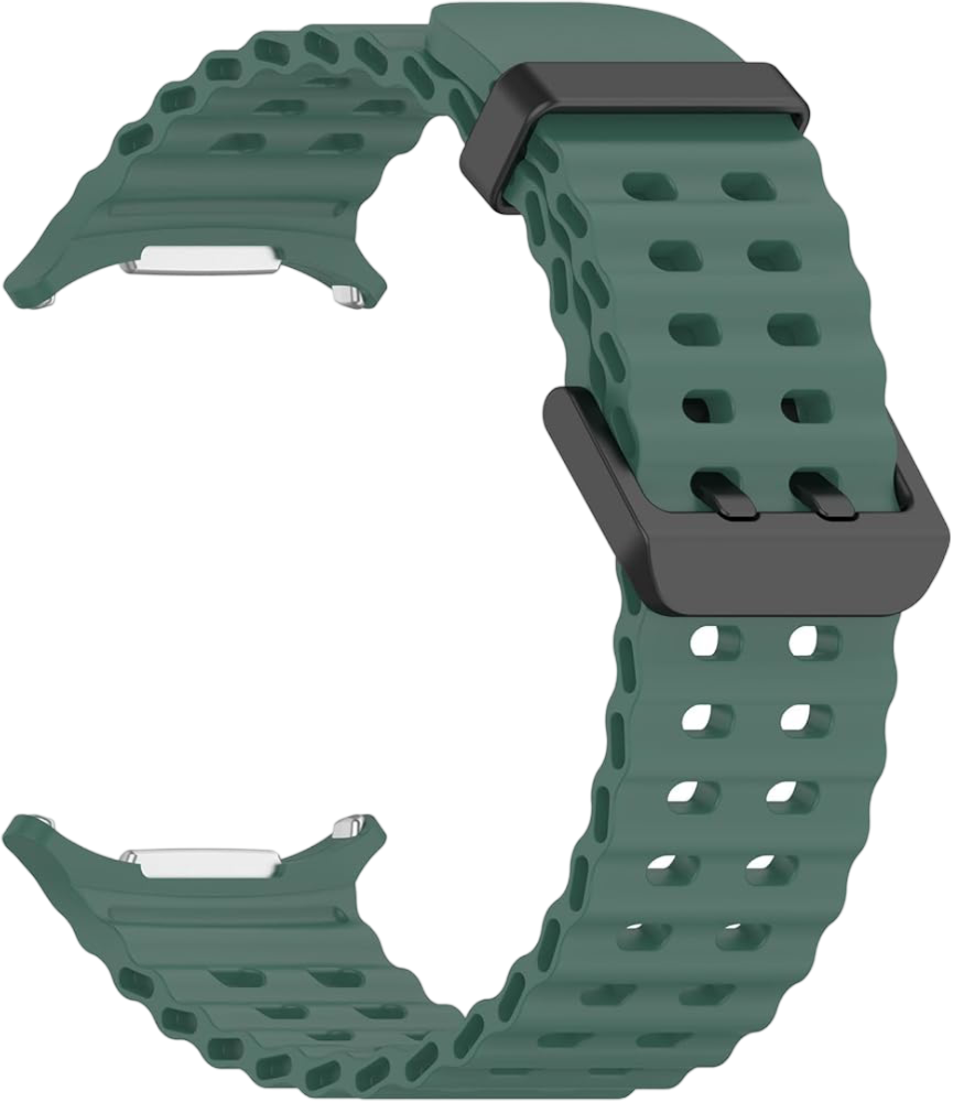 Silicone Strap for Vwar Watch 7 Ultra & Samsung Galaxy Watch Ultra 47mm Band GREEN, without delivery charges