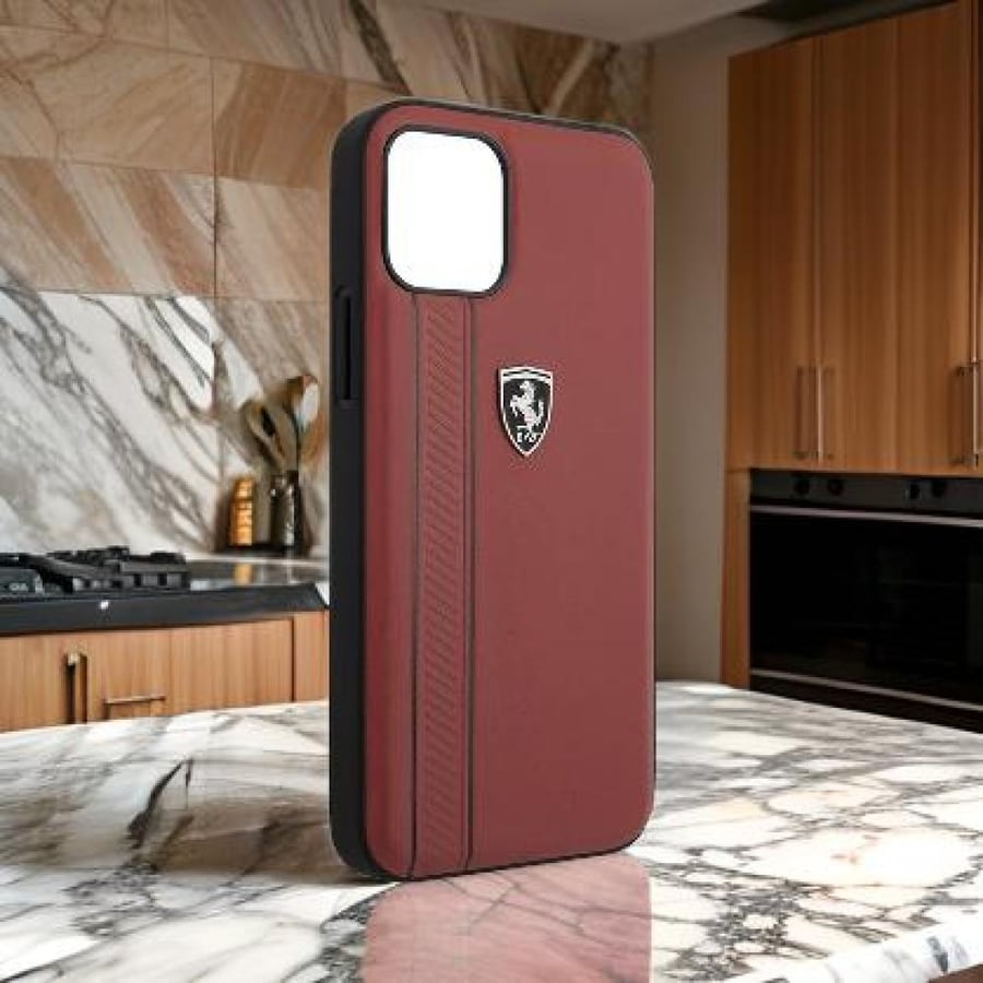 ORIGINAL FERRARI iPHONE 12 (5.4) PROTECTIVE CASE SLIM PROFILE, DROP PROTECTION, EASY SNAP-ON , WITOUT DELIVERY CHARGES