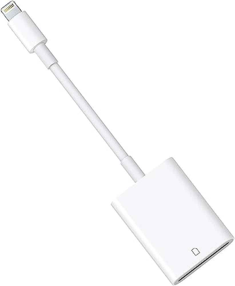 Apple Lightning to SD Card Camera Reader   -   محول آبل من لايتنينج إلى قارئ بطاقات SD للكاميرا