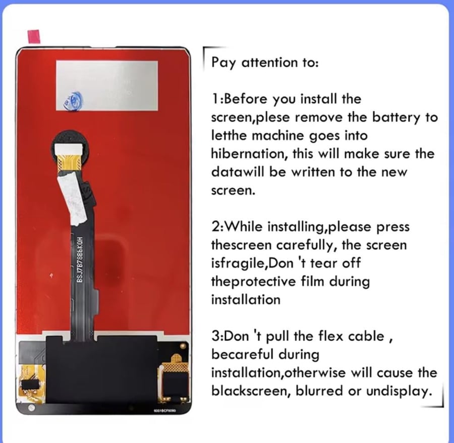 Lcd Xiaomi Mi Mix2s شاشه