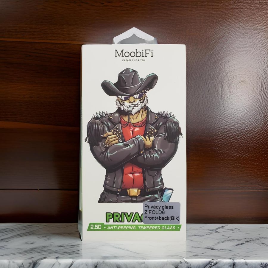 MoobiFi SCREEN PROTECTOR for Z FOLD6 Privacy glass back + front    lossless picture quality, without delivery charges