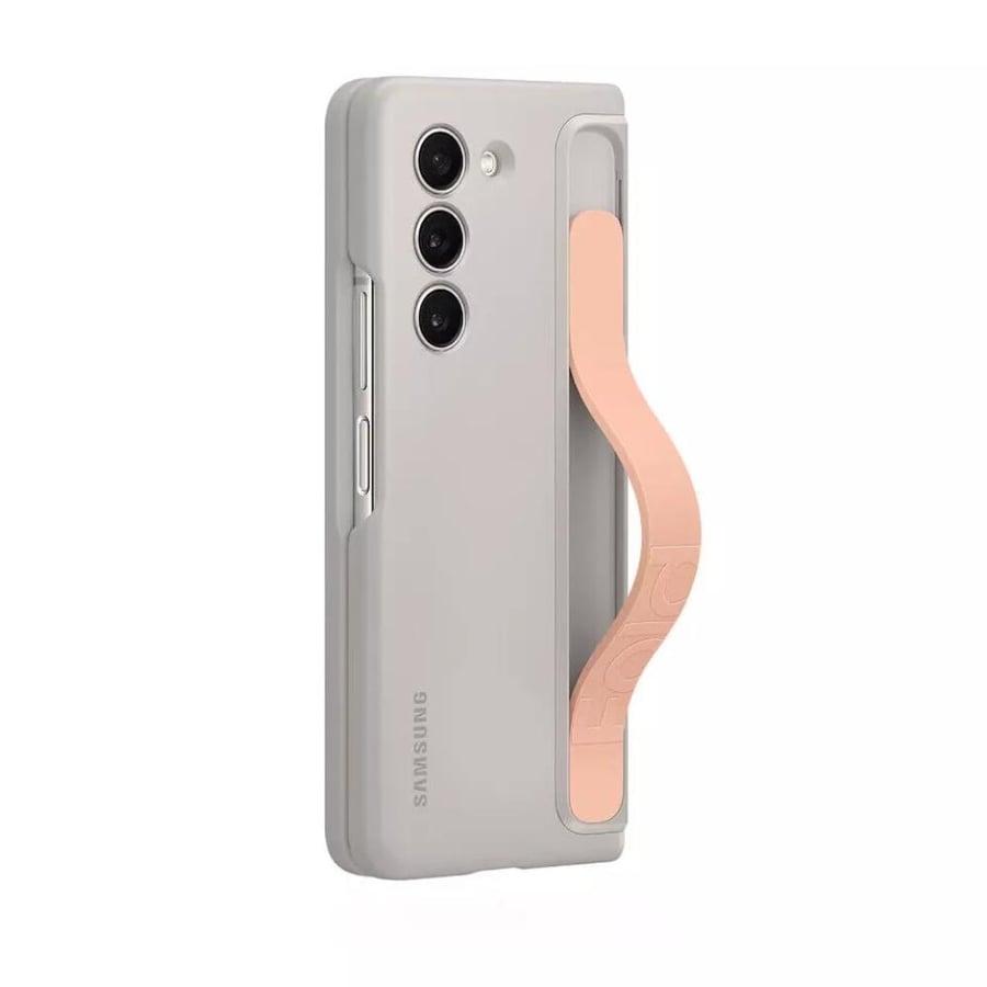 جراب بني مع استندين-     Z. Fold5 سامسونج  -   case  with 2 stand -  brown - Samsung   Z. Fold5
