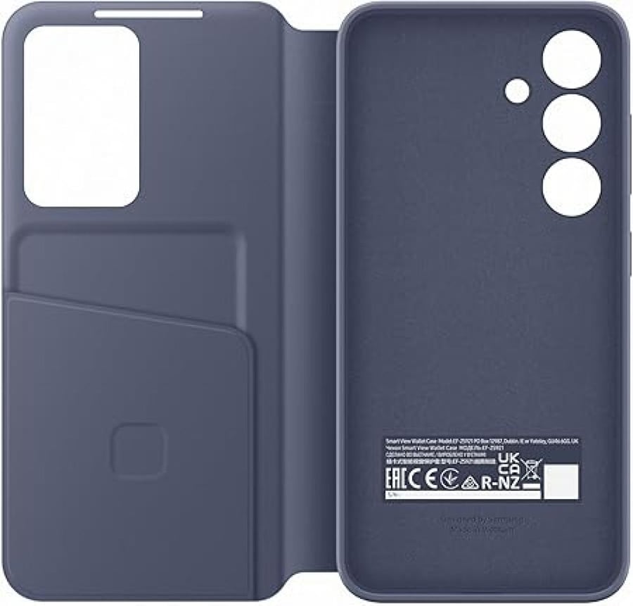 جراب محفظه  كجلي بلس S24 سامسونج  -  back case  dark blue Samsung   S24 plus