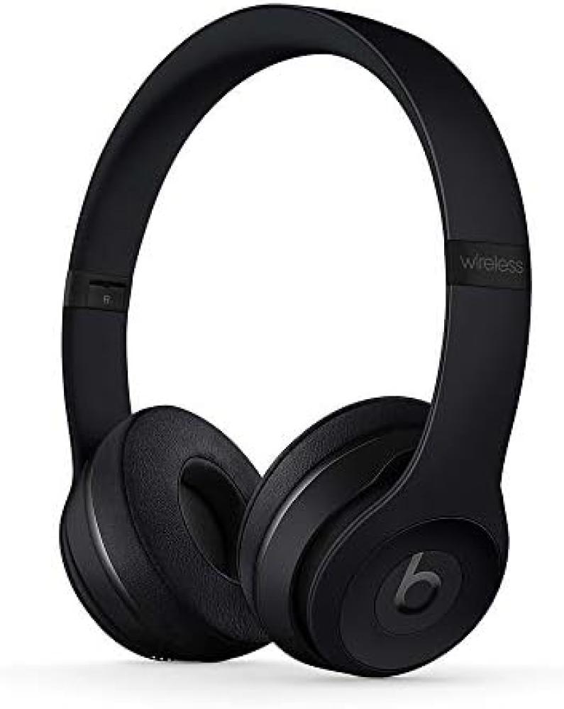 سماعات رأس لاسلكية على الأذن Beats Solo3 باللون الأسود اللامع / Headphones Wireless On Ear Beats Solo 3 Gloss black color