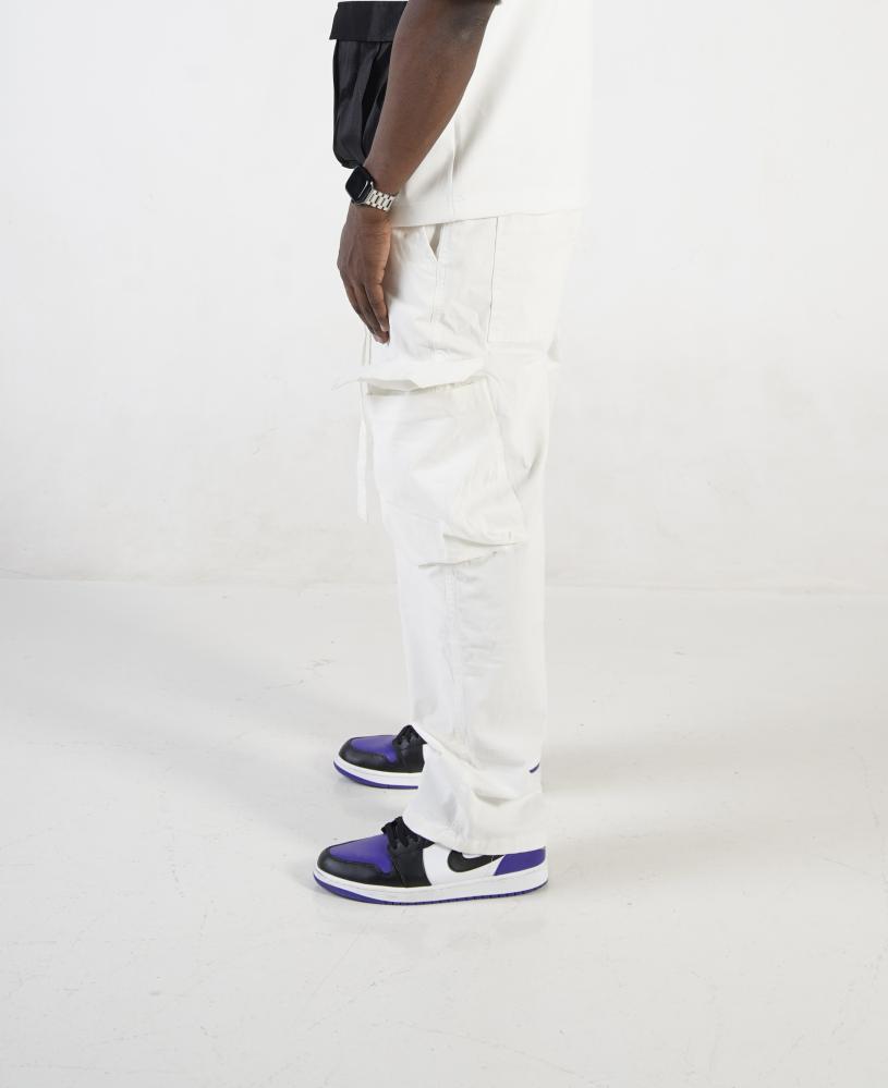 White Cargo Pants