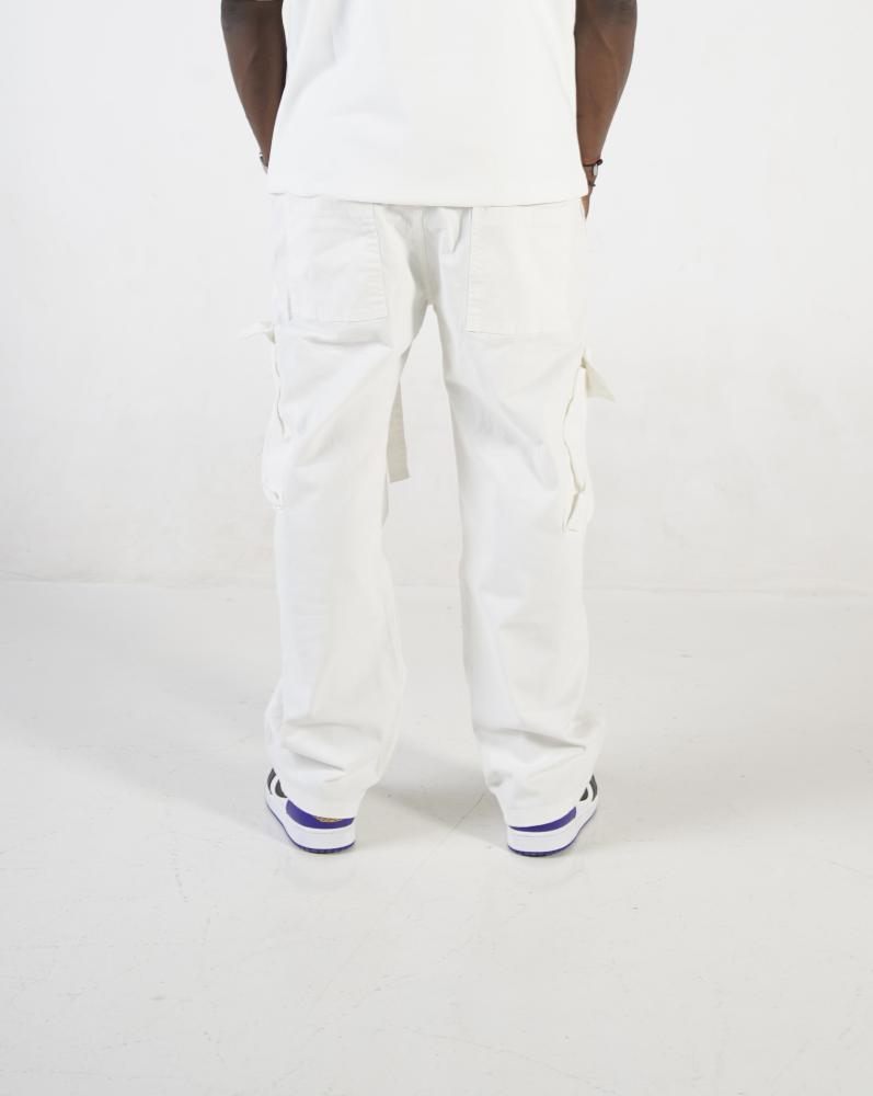White Cargo Pants