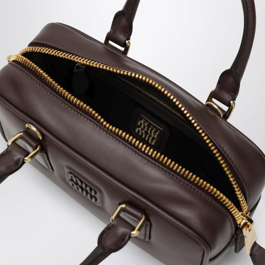 شنطة ميو ميو بوجي جلدية بنية Miu Miu Beau Bag
