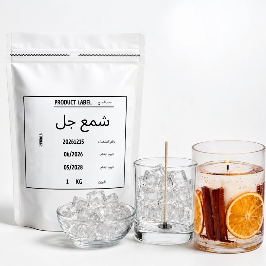 شمع جل-شفاف