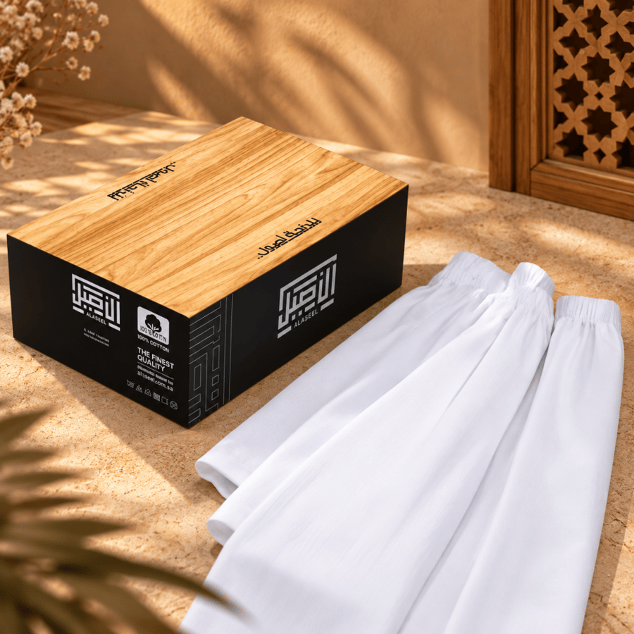 سروال هاف قماش الاصيل