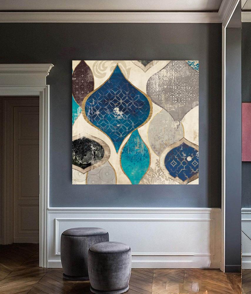 لوحه كنفاس للفن التجريدي (Abstract Art Canvas Painting)