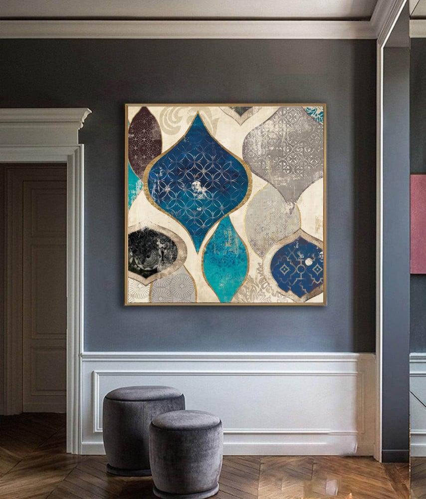 لوحه كنفاس للفن التجريدي (Abstract Art Canvas Painting)