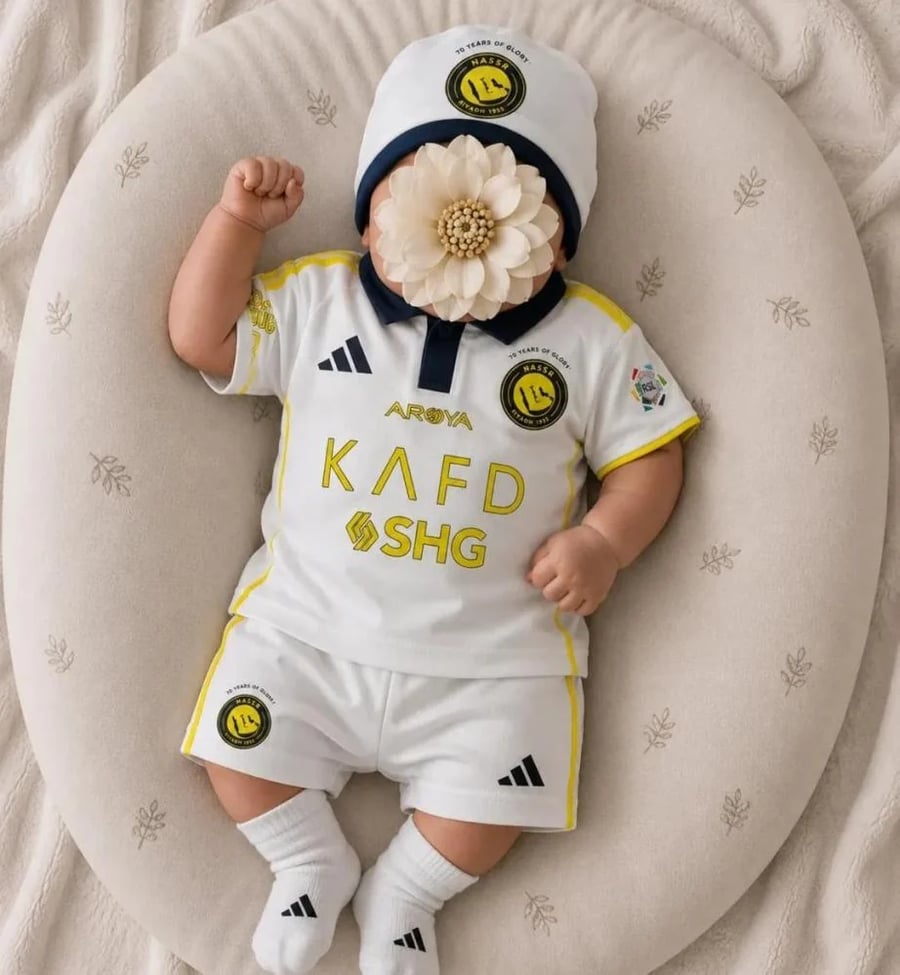 طقم اطفال نادي النصر السعودي
