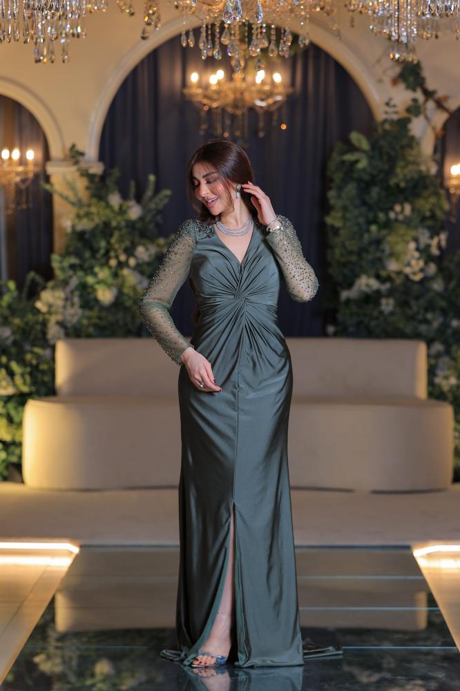 فستان سهره راقي jm005