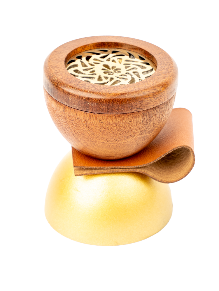 مبخرة صغيرة لون ذهبي