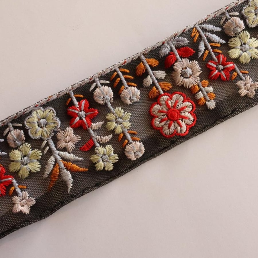 The cost of the beautiful embroidered roses