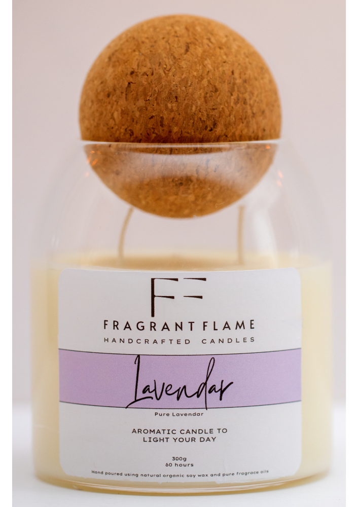 شمعة اللافندر - Lavender Candle