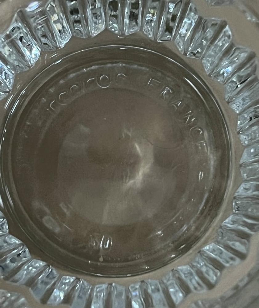 Elegant French glasses, large rare size, price per piece