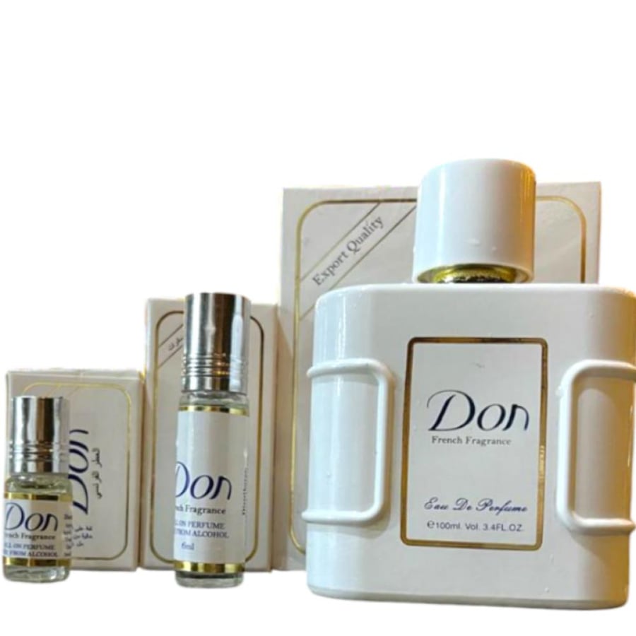 مجموعة عطور دون بخاخ + رول 2.5 + رول 6مل