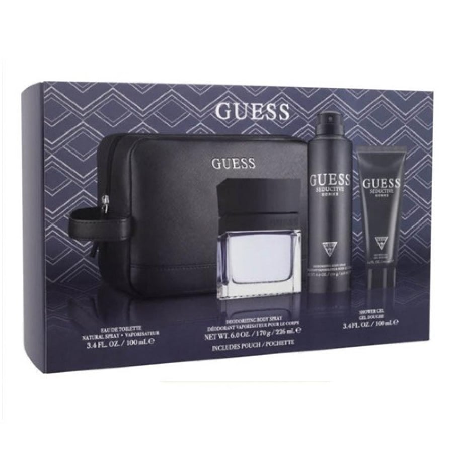 طقم جيس سيدكتيف هوم للرجال عطر أو دو تواليت 100 مل + جل استحمام 100 مل + بخاخ معطر للجسم 226 مل+ حقيبة